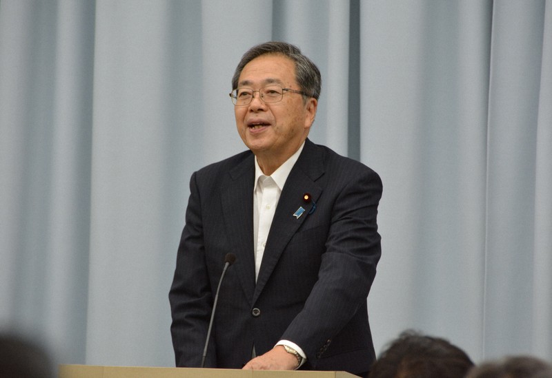 全国県代表協議会であいさつする公明党の斉藤鉄夫代表＝東京都新宿区の党本部で2025年8月1日午後4時半、野間口陽撮影