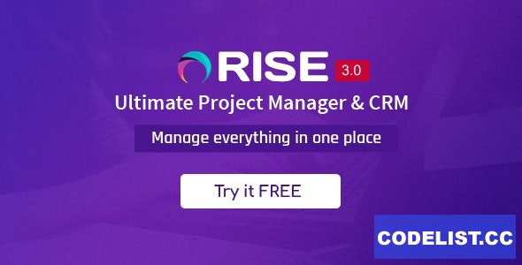 RISE v3.5.2 - Ultimate Project Manager & CRM - nulled