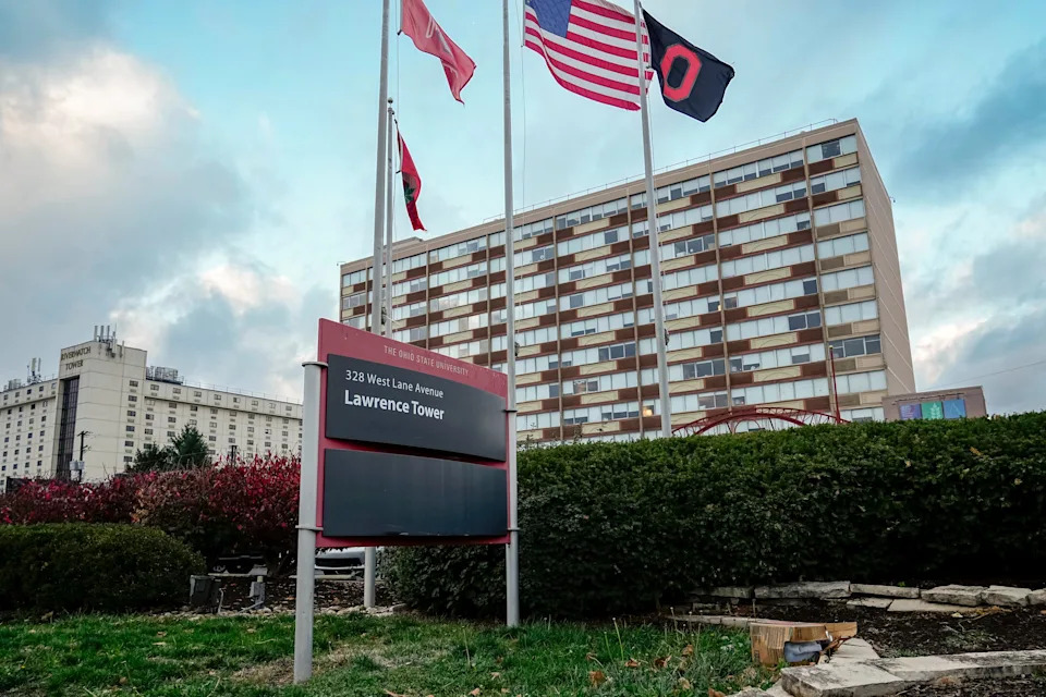 Ohio State closed Lawrence Tower dorms for mold — the building sits empty months later