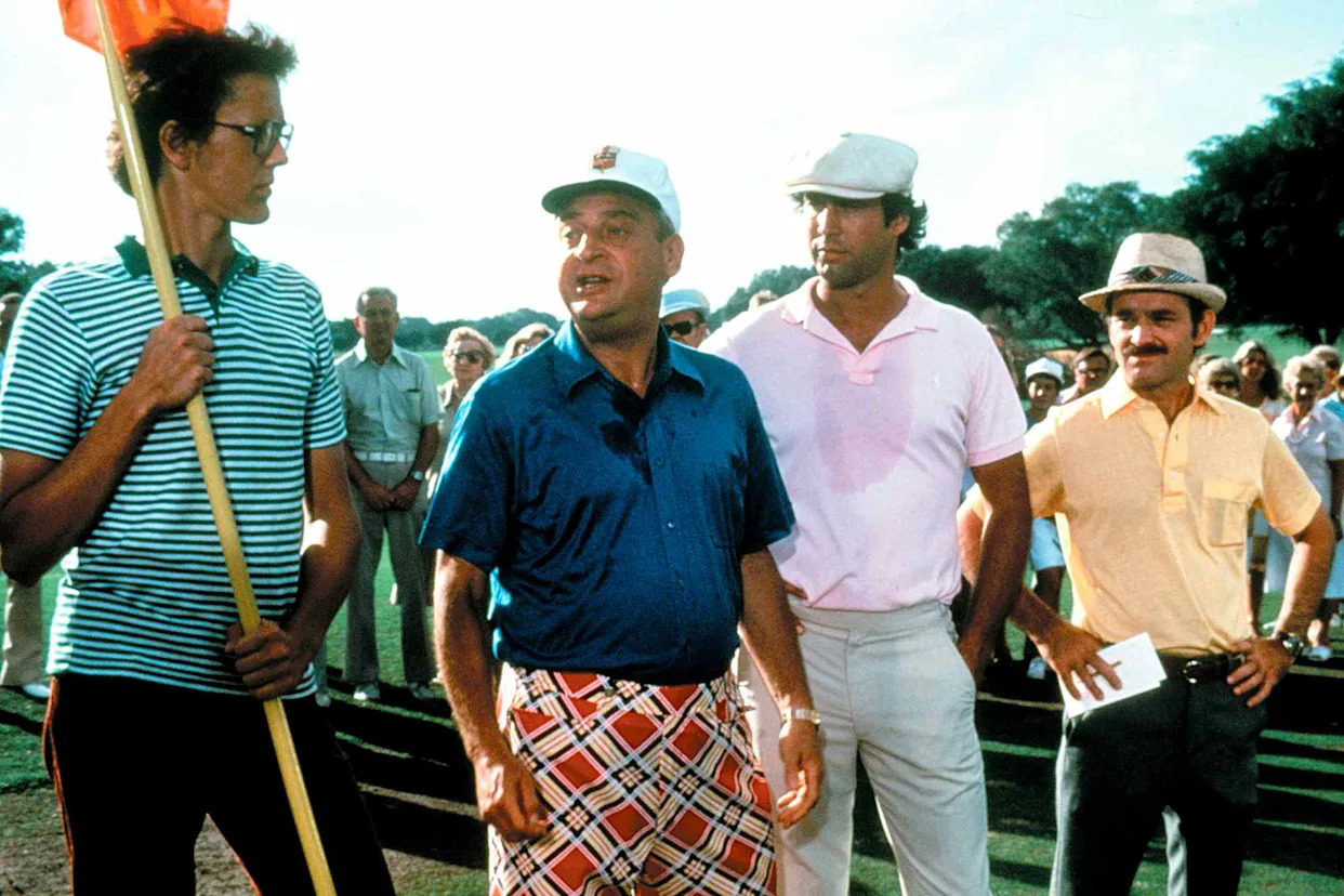 Orion Pictures/Courtesy Everett Collection Rodney Dangerfield with Chevy Chase, Brian Doyle-Murray and another dude in &#39;Caddyshack&#39;