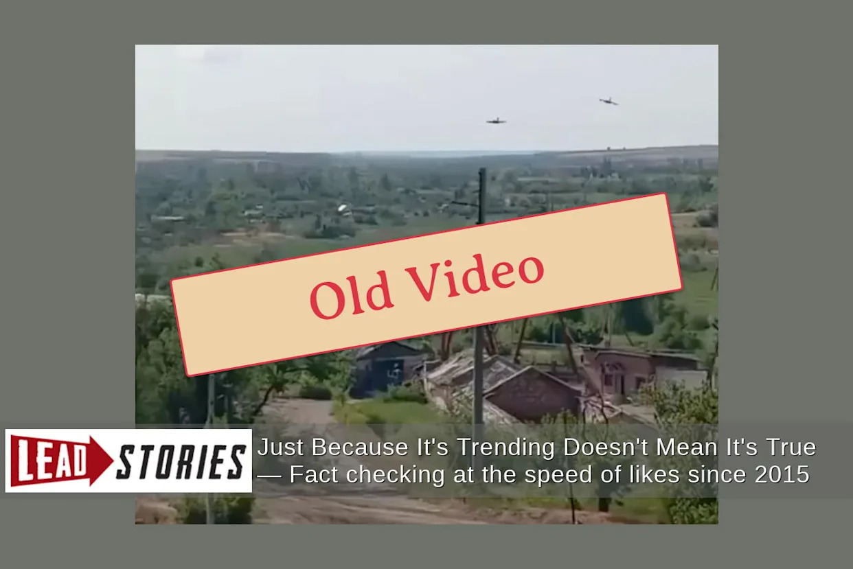 Fact Check: Video Does NOT Show Fighter Jet Being Shot Down During Air Combat In Thailand-Cambodia Conflict