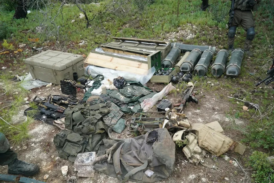 Hezbollah weapons cache in Lebanon
