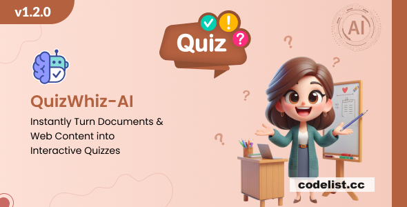 Quiz Generator v1.2.1 - AI Powered Questions & Answers Generator - Built With Laravel