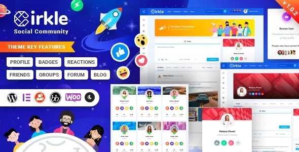 Cirkle - Social Networking WordPress Theme v1.0.2
