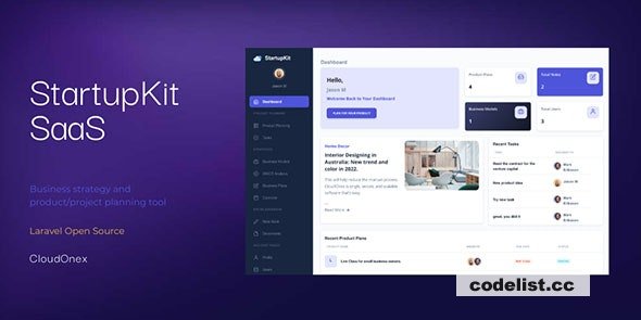 StartupKit SaaS v3.6.4 - Business Strategy and Planning Tool