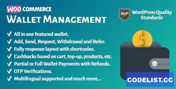 WooCommerce Wallet Management v3.6.0 - All in One