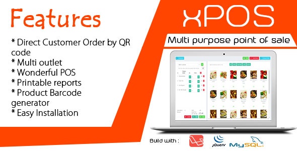 xPOS v1.0 - Multi purpose Point of Sale in PHP xPOS v1.0 - Multi purpose Point of Sale in PHP