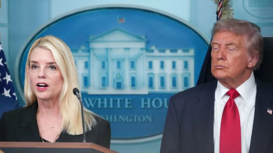 Attorney General Pam Bondi and President Donald Trump on August 11. - Andrew Harnik/Getty Images/File