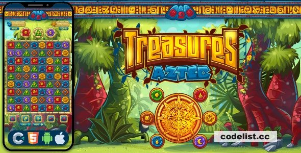 Treasure Aztec - Html5 game, Construct 3