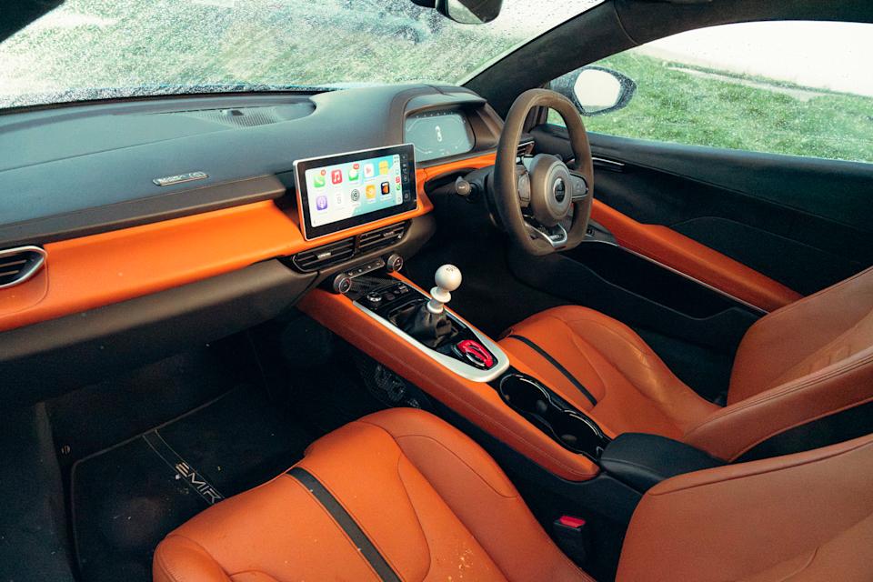 07 Lotus Emira V6 2025 Autocar road test review interior