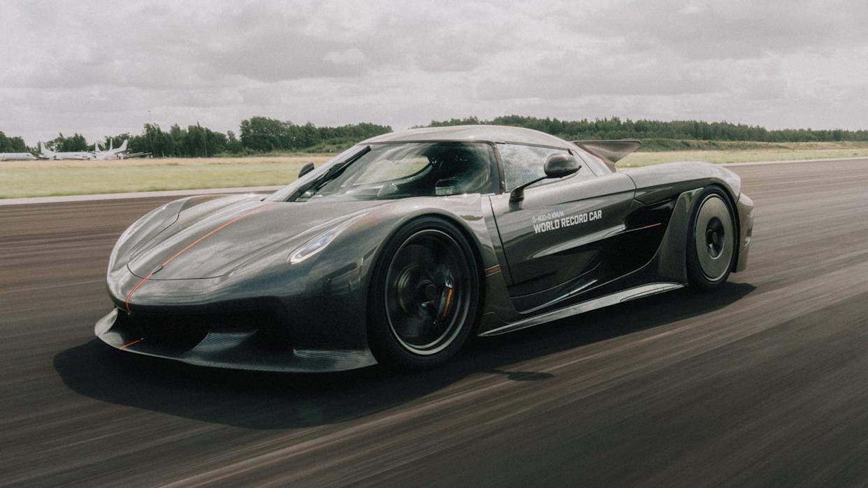 The Koenigsegg Jesko Absolut Just Crushed One of the Rimac Nevera's Most Impressive Records