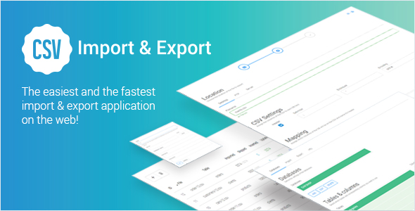 CSV Import & CSV Export v1.1.0 CSV Import & CSV Export v1.1.0
