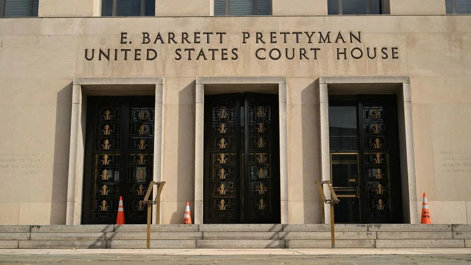 A view of the E. Barrett Prettyman US Court House in Washington, DC. The building houses the United States District Court for the District of Columbia. - Saul Loeb/AFP/Getty Images/File