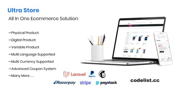 Ultra Store v1.3 - Multi Language Ecommerce System