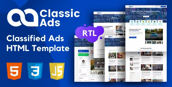 Classicads - Classified Ads HTML Template v1.3