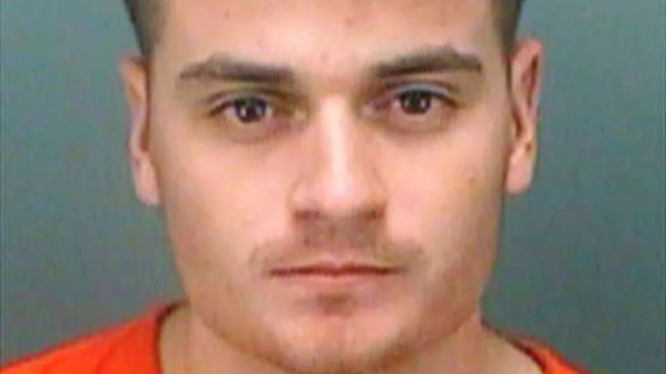 Brandon Russell is seen in a June 2017 photo provided by the Pinellas County Sheriff's Office. - Pinellas County Sheriff's Office/AP