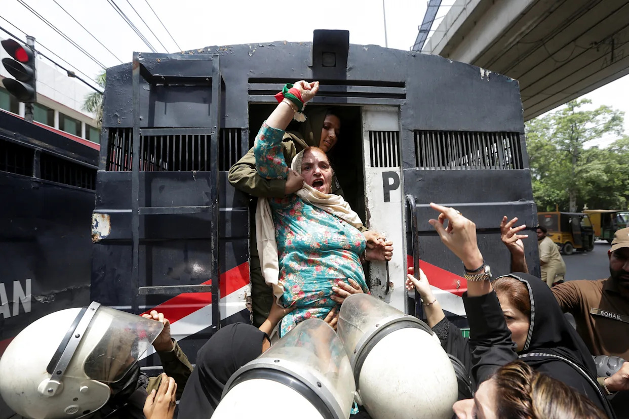 Imran Khan’s supporters rally in Pakistan on two years of imprisonment