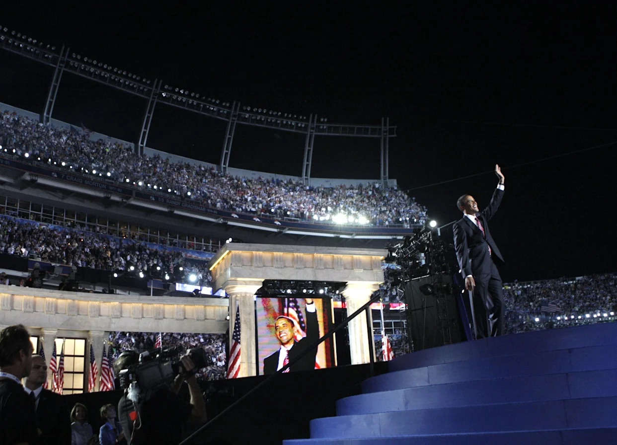 Today in Chicago History: Illinois Sen. Barack Obama accepts Democratic nomination for president