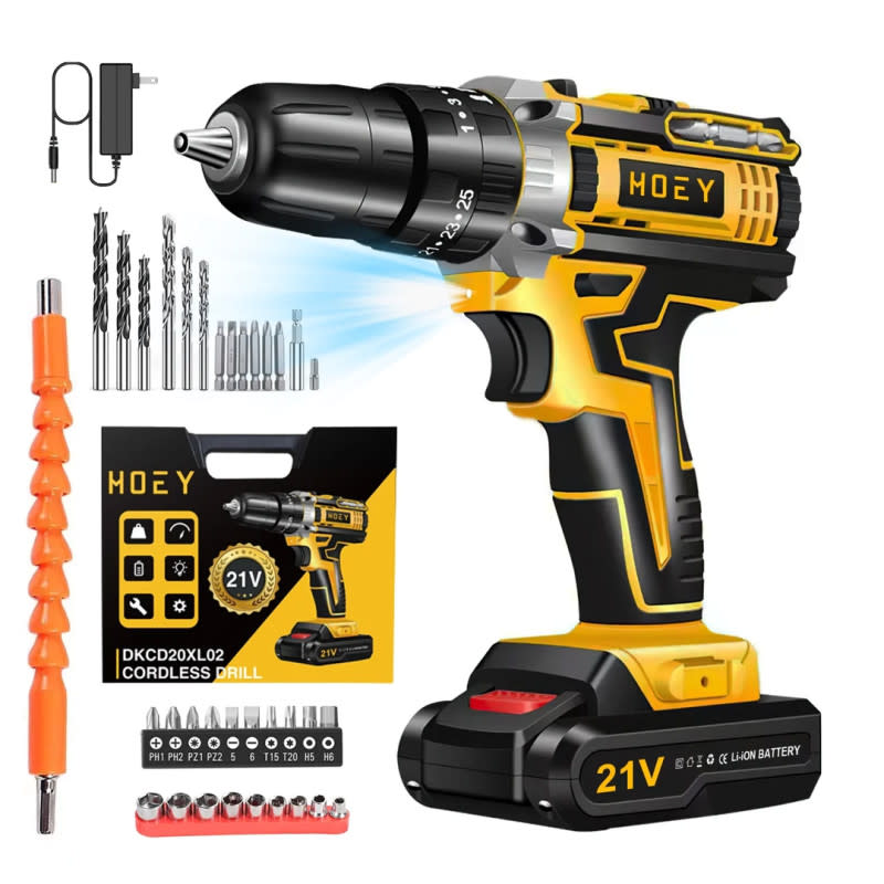 Walmart Is Selling a 'Lightweight' $60 Cordless Drill Set for Just $30, and Shoppers Say It's 'Nice and Compact'