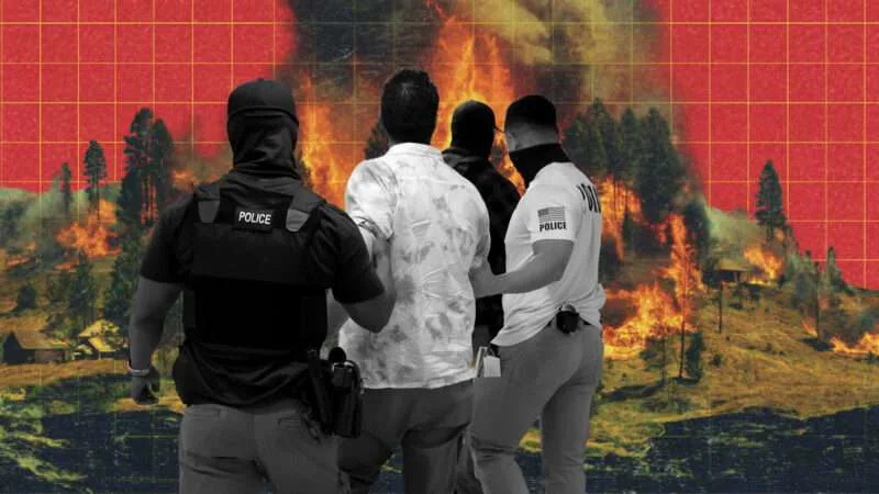 Federal Immigration Officers in Washington Arrest 2 Firefighters Tackling the State's Largest Wildfire