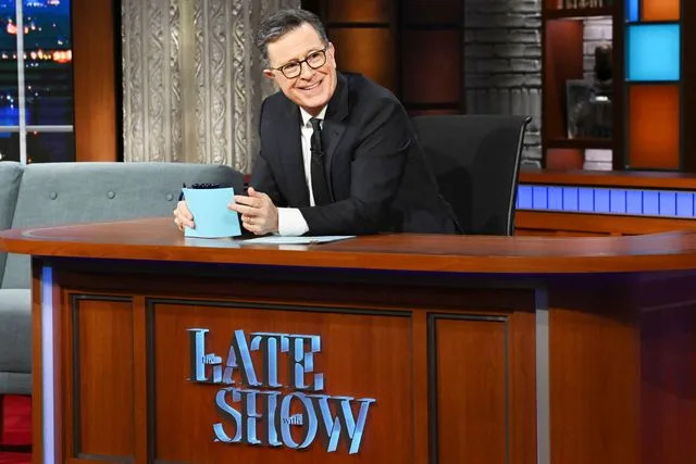 Scott Kowalchyk/CBS Stephen Colbert on 'The Late Show With Stephen Colbert'