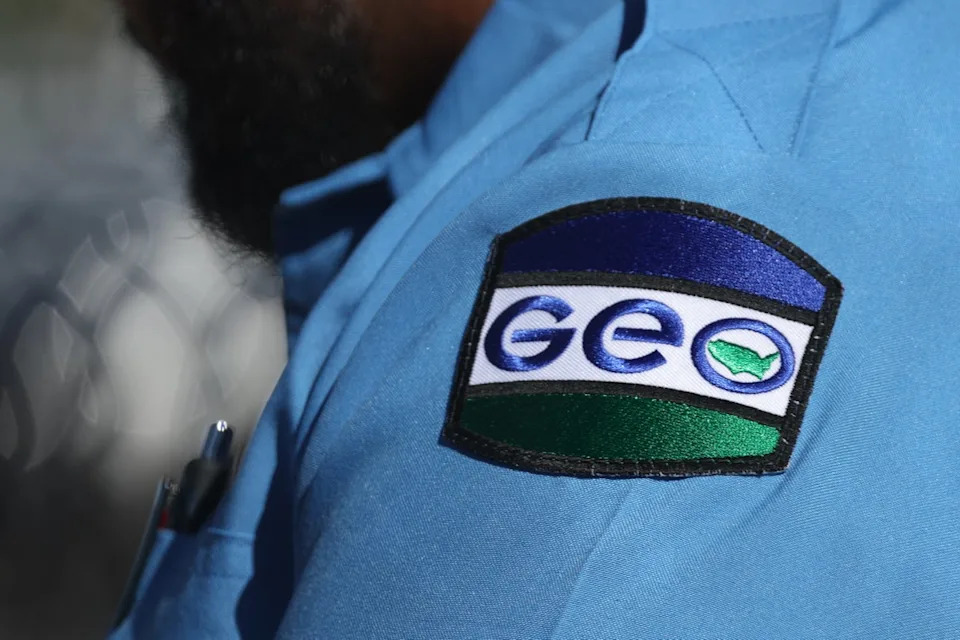 Geo Group is among several for-profit prison companies that operate a majority of ICE detention centers. All but one of Louisiana’s nine facilities are run by contractors (AFP via Getty Images)