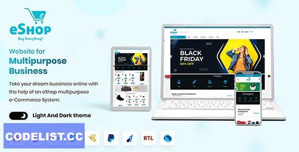 eShop v3.0.2 - Ecommerce / Store Website - nulled