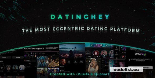 Datinghey v2.0.3 - The Ultimate PHP Dating Platform