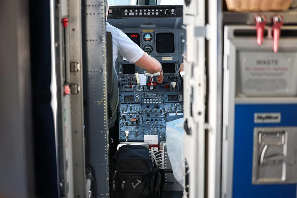 Panzl had more than 30 years of experience flying with United when he was fired, according to his lawsuit (AFP via Getty Images)