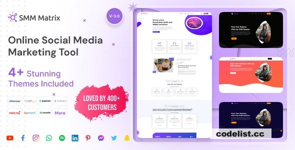 SMM Matrix v3.2 - Social Media Marketing Tool - nulled