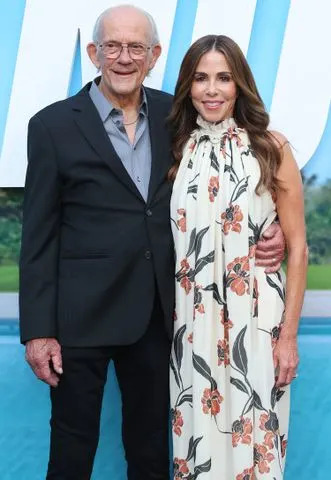 Leon Bennett/FilmMagic Christopher Lloyd and Lisa Loiacono on Aug. 11, 2025
