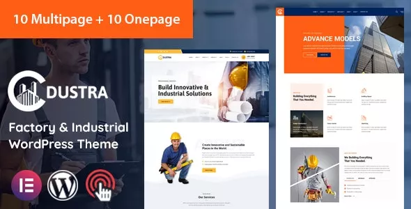 Dustra Factory Industrial WordPress v1.5.7