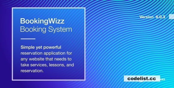 BookingWizz v6.0.4 - Booking System - nulled