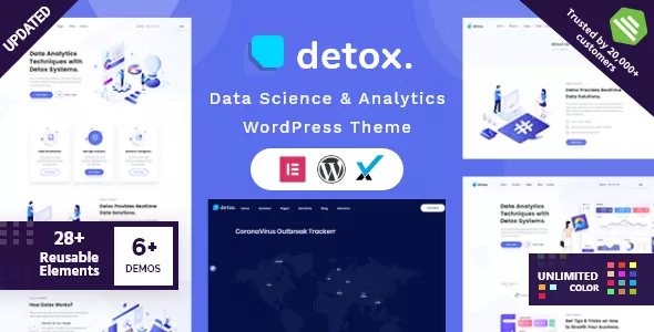 Detox - Data Science & Analytics WordPress Theme v1.7