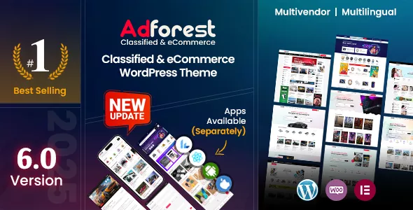 AdForest - Classified Ads WordPress Theme v6.0.8