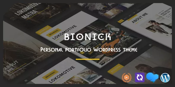 Bionick - Personal Portfolio WordPress Theme v6.4