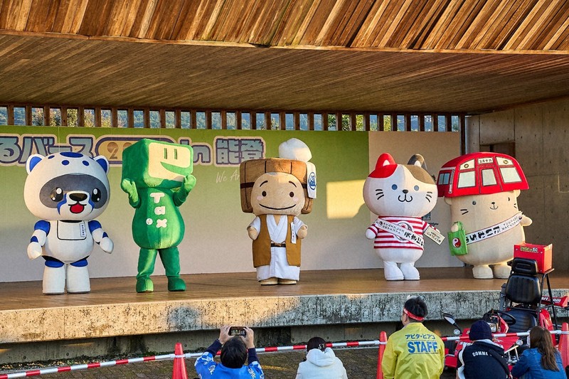 ゆるキャラグランプリの後継イベント「ゆるバース」＝石川県七尾市で2024年11月（ゆるバース製作委員会提供）