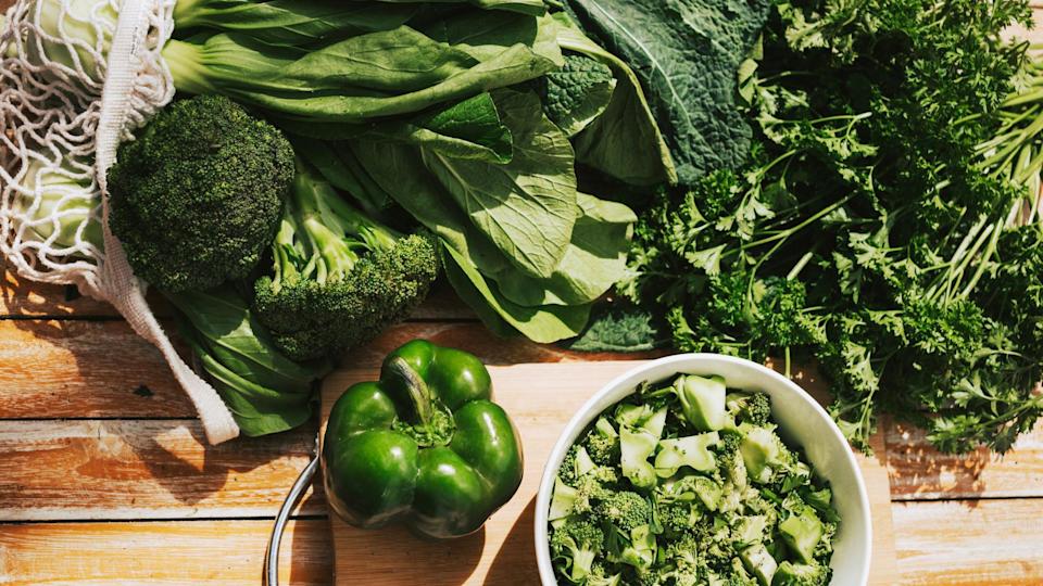 Alimentos de hojas verdes