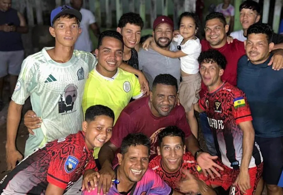 Jerce Reyes is welcomed back to Venezuela (Joregelis Reyes)