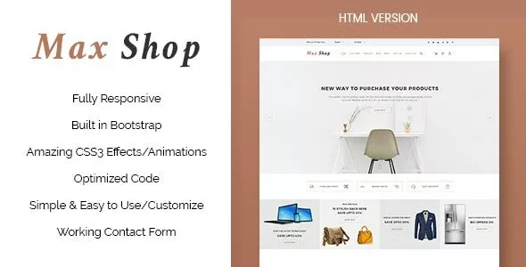 Max Shop - Ecommerce HTML Template v1.1.0
