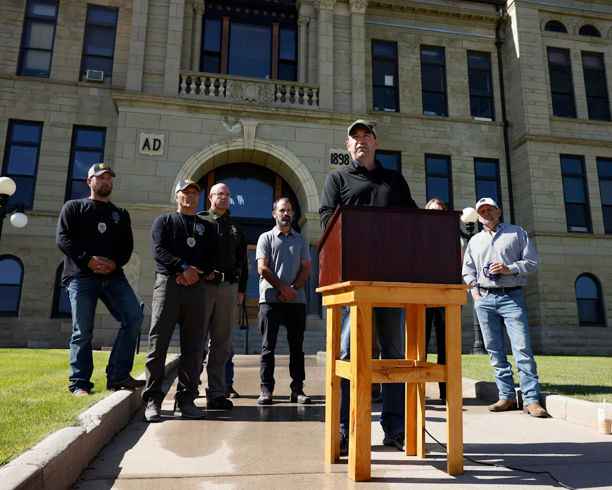 Montana shooting victims named as manhunt for suspect continues