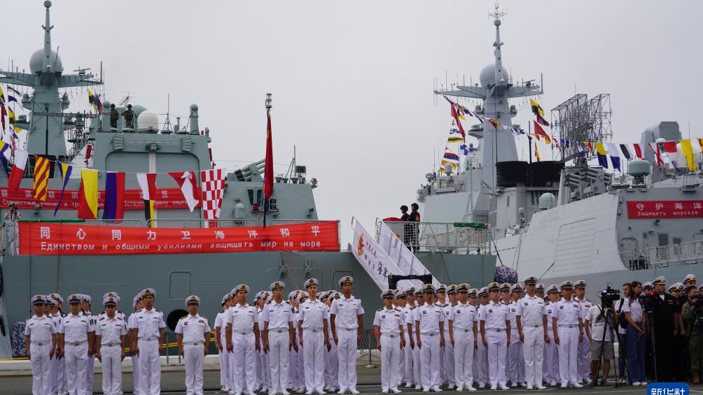 中俄聯合海上軍演全面展開