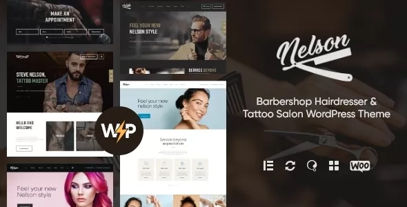 Nelson - Barbershop Hairdresser & Tattoo Salon WordPress Theme v1.2.0