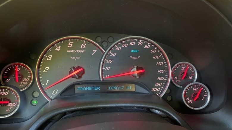2005 Chevrolet Corvette instrument cluster image
