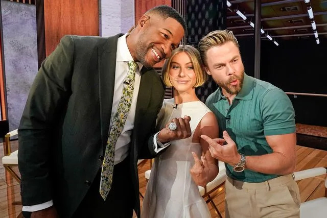 ABC/Heidi Gutman Michael Strahan, Julianne Hough and Derek Hough