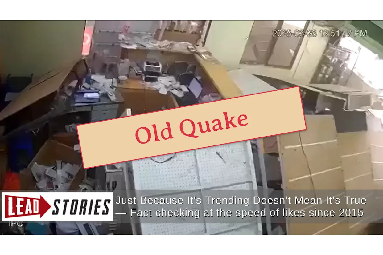 Fact Check: Video Of Shelves Crashing On Store Clerk Does NOT Show Russian Earthquake On July 29, 2025 -- It&#39;s Myanmar In March 2025