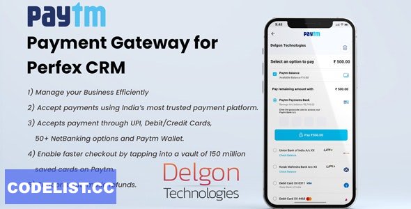 Paytm v1.1 - Payment Gateway Plugin for Perfex CRM