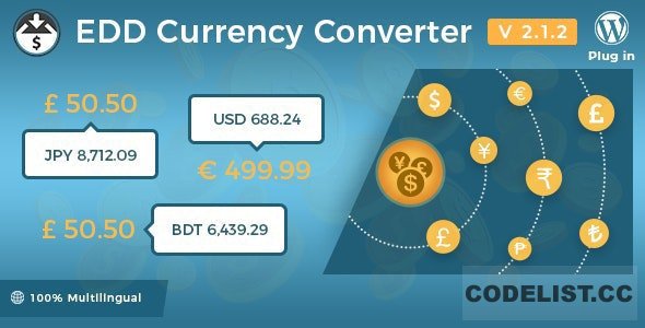 Easy Digital Downloads - Currency Converter v2.1.2