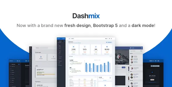 Dashmix - Bootstrap 5 Admin Dashboard Template & Laravel 11 Starter Kit v5.10