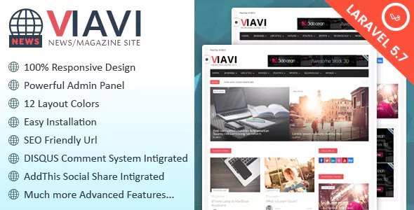Viavi v1.0.3 - News, Magazine, Blog Script Viavi v1.0.3 - News, Magazine, Blog Script